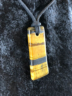 Rectangular Tiger's Eye Focal Bead