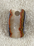 Moroccan Seam Agate Focal Bead
