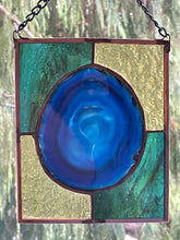 Stained Glass Brazilian Agate Sun Catcher - Medium