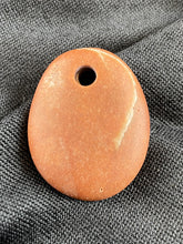 "Tribal Warrior" - Sand Carved Stone Focal Bead