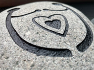 "Unity" - Large Sand Carved Stone