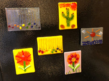 Fused Glass Refrigerator Magnets