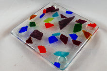 Confetti Fused Glass Coaster/Spoon Rest