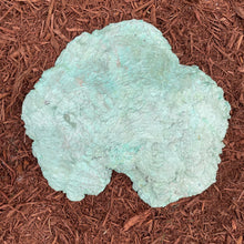 Jade Green Rhubarb Leaf - Cast Portland Cement - Extra Large 21-3/4" x 23-1/2"