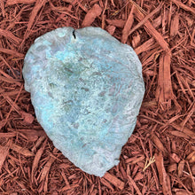 Jade Green Hosta Leaf - Cast Portland Cement - Small 6-1/2" x 8-1/2"