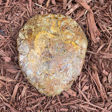 Rust Copper Hosta Leaf - Cast Portland Cement - Small 6-1/4" x 7-1/4"