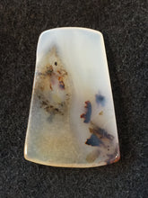 Mad River Agate - Trapazoid Cabochon - back view