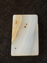 Mad River Agate - Rectangular Stone Cabochon - back view