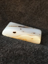 Mad River Agate - Rectangular Stone Cabochon - back view