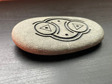 "Good Vibrations" - Small Sand Carved Positive Energy Stone