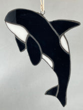 Stained Glass Orca Whale