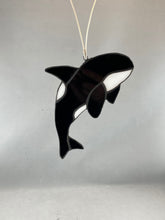 Stained Glass Orca Whale