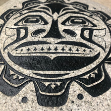 Pacific Northwest Tribal Sun - Sand Carved Stone